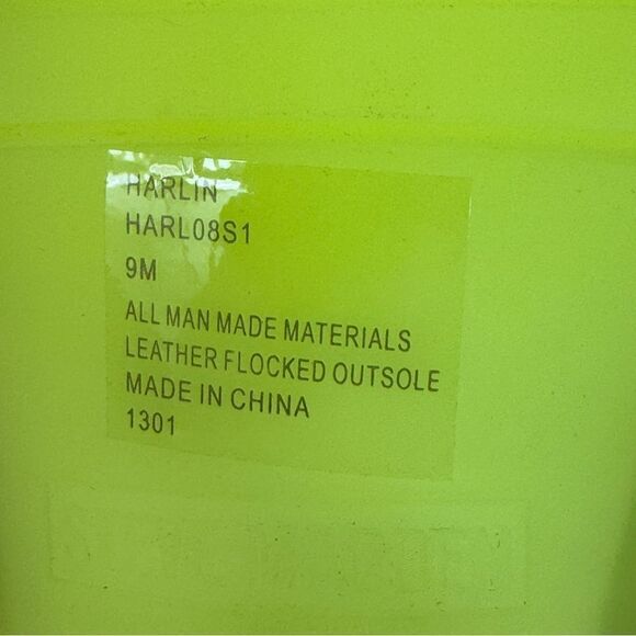 Steve Madden Harlin Chunky Jelly Neon Slide Sandals Citron Yellow 9 Y2K - Picture 9 of 11